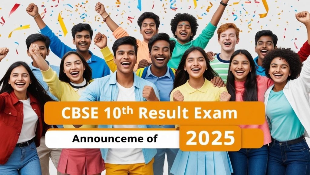 CBSE 10th Result Exam 2025 Declared ek aisa banao thumabnail ek student bhi ho isame CBSE 10th Result Exam 2025 Declared