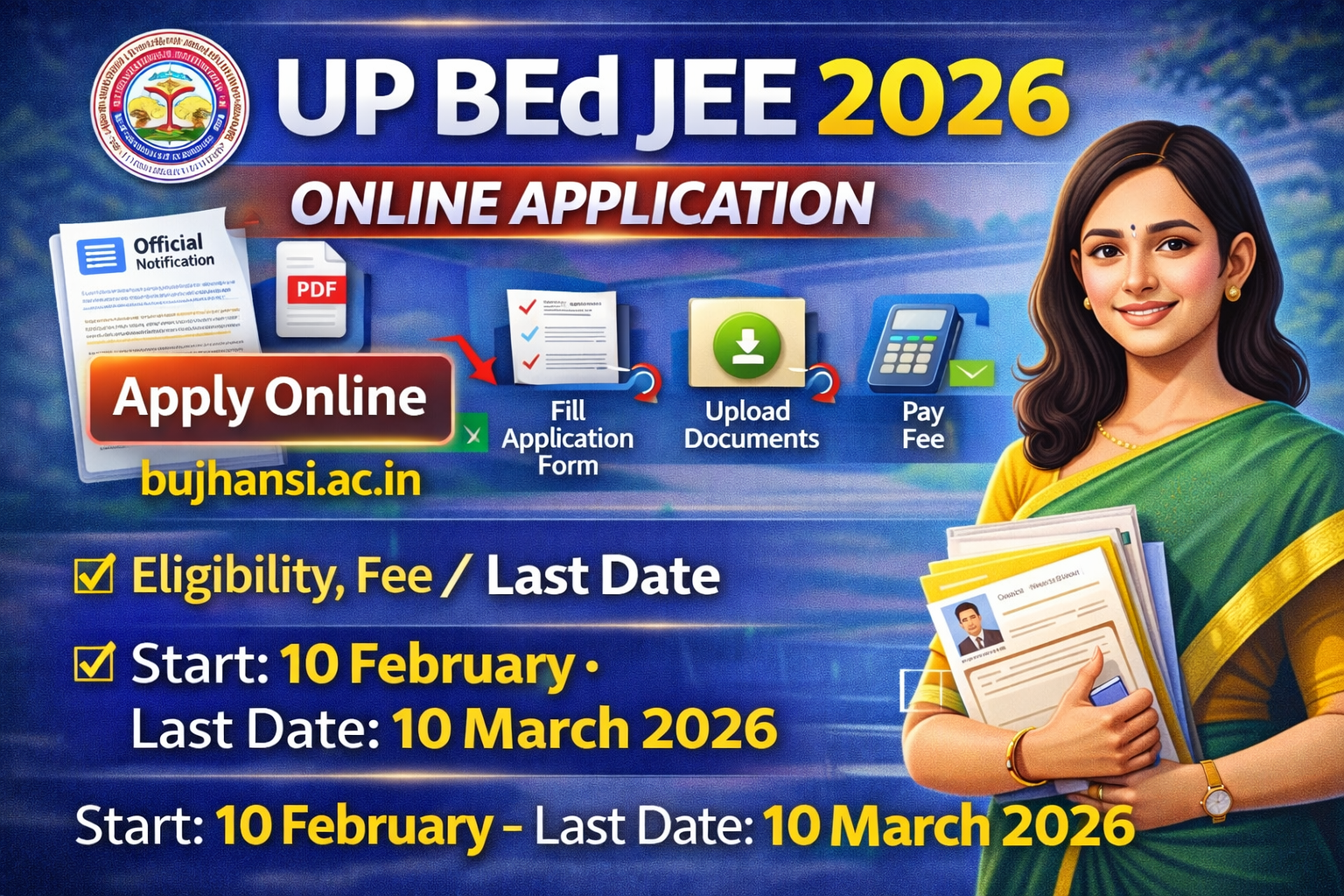 UP BEd Online Form 2026